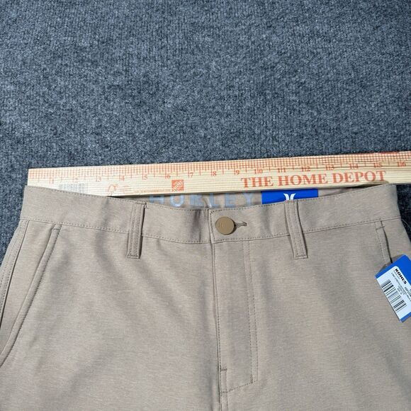 Hurley Quick Dry Hybrid Walkshort 4 Way Stretch Heathered Tigers Eye Men’s 30 - Picture 5 of 7
